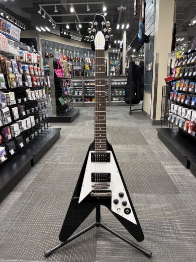 Store Special Product - Epiphone - Kirk Hammett 1979 Flying V with Case - Ebony