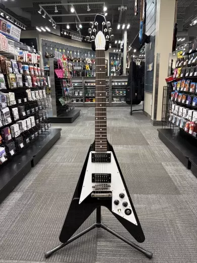 Store Special Product - Epiphone - Kirk Hammett 1979 Flying V with Case - Ebony