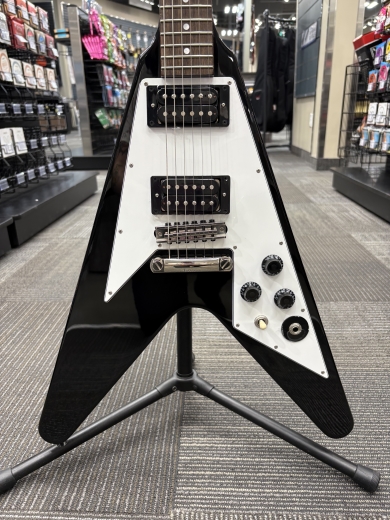 Store Special Product - Epiphone - Kirk Hammett 1979 Flying V with Case - Ebony