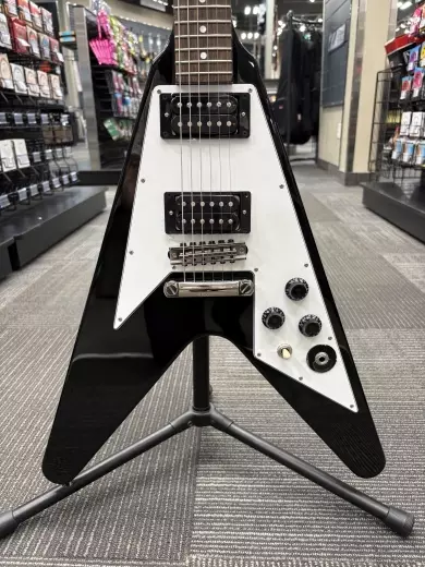 Store Special Product - Epiphone - Kirk Hammett 1979 Flying V with Case - Ebony