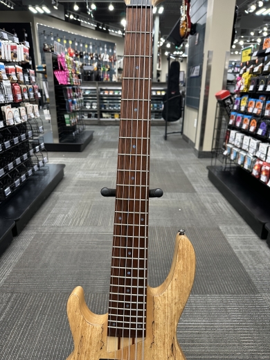 Store Special Product - ESP Guitars - LTD 6-String Left Hand Bass Guitar - Natural Satin