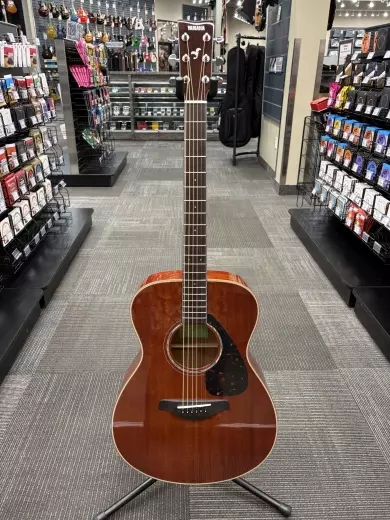Store Special Product - Yamaha - FS850 Small Body Acoustic Guitar - Mahogany