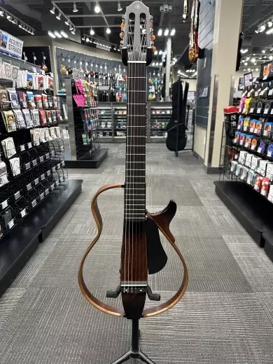 Store Special Product - Yamaha - SLG200N Silent Guitar w/Nylon Strings - Tobacco Brown Sunburst
