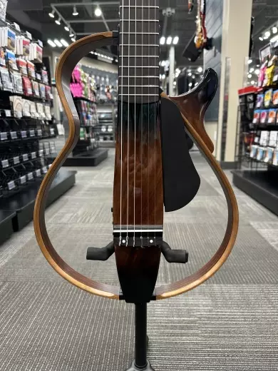 Store Special Product - Yamaha - SLG200N Silent Guitar w/Nylon Strings - Tobacco Brown Sunburst