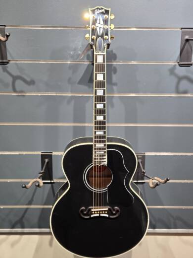 Store Special Product - Gibson Custom Shop - SJ-200 Custom Acoustic Electric Guitar Ebony