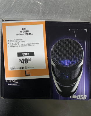 Store Special Product - ART Pro Audio - M-One - USB Mic