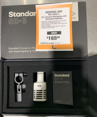 Store Special Product - Universal Audio - UASD-3 Mic