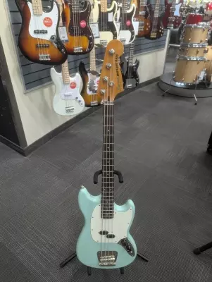 Store Special Product - Squier: Classic Vibe 60s Mustang Bass Guitar - Surf Green