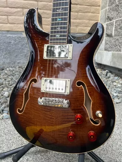 Store Special Product - PRS Guitars SE HBII PIEZO BLK GOLD BST W/CS