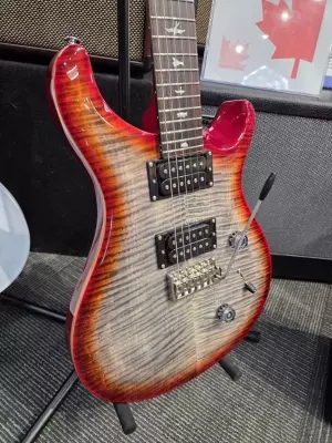 Store Special Product - PRS Guitars - SE CU24 CHARCOAL CHERRY BET W/GB