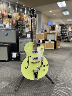 Store Special Product - Gretsch Guitars - G5420T Electromatic Classic Hollow Body Single-Cut with Bigsby, Laurel Fingerboard - Two-Tone Anniversary Green