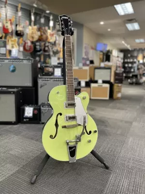 Store Special Product - Gretsch Guitars - G5420T Electromatic Classic Hollow Body Single-Cut with Bigsby, Laurel Fingerboard - Two-Tone Anniversary Green