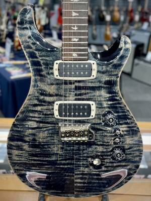 Store Special Product - PRS Guitars - Custom 24-08 Electric Guitar with Hardshell Case - Faded Whale Blue