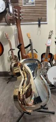 Store Special Product - Dobro Hound Dog M-14 Metal Body Round Neck