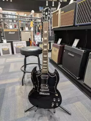 Store Special Product - GIBSON SG STANDARD EBONY W/SOFT CASE