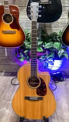 Store Special Product - Larrivee - LV-03E Mahogany Recording Series L-Body Cutout Acoustic/Electric Guitar