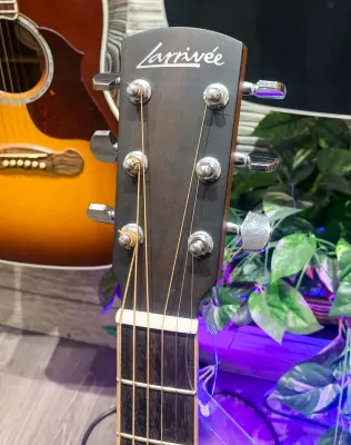 Store Special Product - Larrivee - LV-03E Mahogany Recording Series L-Body Cutout Acoustic/Electric Guitar