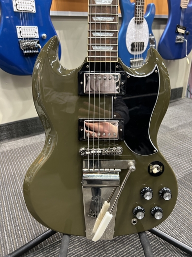 Store Special Product - Epiphone 1961 SG Standard w/Maestro - Olive Drab - EISS61MODNH