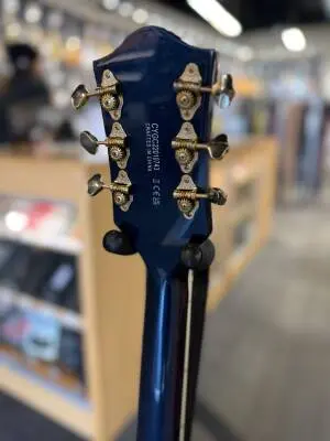 Store Special Product - Gretsch Electromatic Hollow Body Single-Cut with Bigsby and Gold Hardware FSR, Laurel Fingerboard - Midnight Sapphire