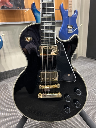 Store Special Product - Epiphone Les Paul Custom Electric Guitar - Ebony - EILCEBGH