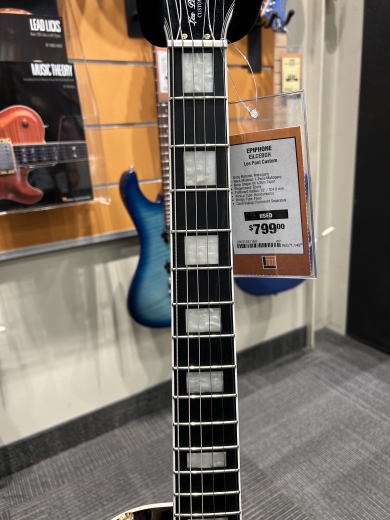 Store Special Product - Epiphone Les Paul Custom Electric Guitar - Ebony - EILCEBGH