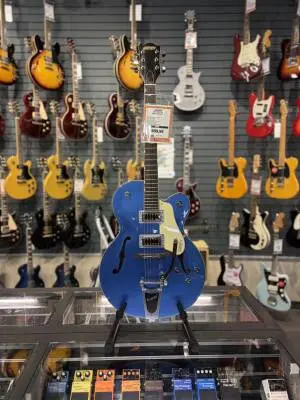 Store Special Product - Gretsch Guitars - G2420T STRML HLW SC FRLN BLUE