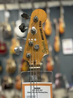Store Special Product - Squier Classic Vibe 60s Mustang Bass in Surf Green