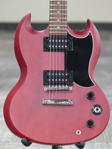 Store Special Product - Epiphone - Guitare électrique SG E1 Special Satin (fini cerisier satiné rétro)