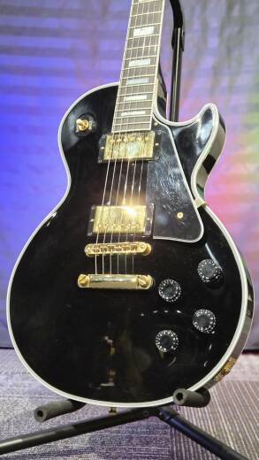 Store Special Product - Gibson Custom Shop - Les Paul Custom (fini ébène, touche en ébène)