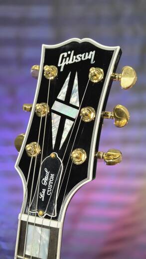 Store Special Product - Gibson Custom Shop - Les Paul Custom (fini ébène, touche en ébène)