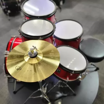 Store Special Product - Granite Percussion - Batterie junior à 5 morceaux - Avec cymbale, support, siège et plus - Rouge