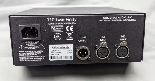 Store Special Product - Universal Audio - 710 TWIN-FINITY 1 CHANNEL MIC PRE