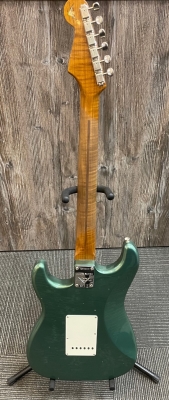 Store Special Product - Fender Custom Shop - 1958 Strat Journeyman Relic with Closet Classic Hardware, Maple Fingerboard - Aged Sherwood Green Metallic