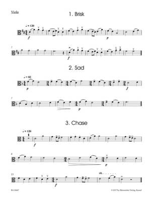 27 Miniatures for String Trio - Speckert - Violin/Violin(Viola)/Cello - Performance Score/Parts