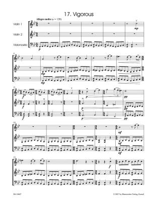 27 Miniatures for String Trio - Speckert - Violin/Violin(Viola)/Cello - Performance Score/Parts