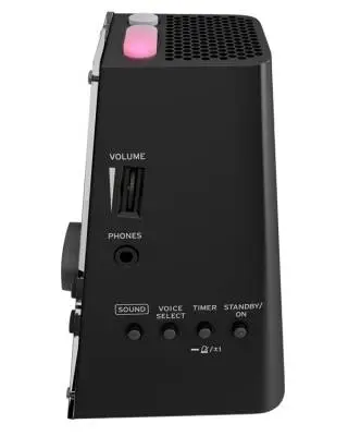 KDM-3 Quartz Metronome w/Volume & Rhythms - Black