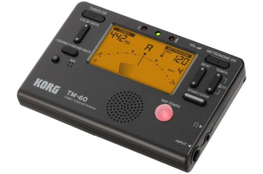 TM-60 Combo Tuner Metronome - Black