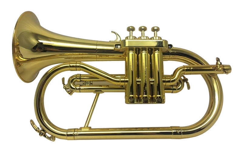 Plastic Flugelhorn - Brass Finish