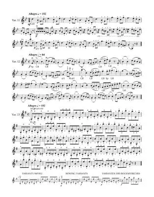 Forty Variations for the Violin op. 3 - Sevcik/Kudelasek - Book