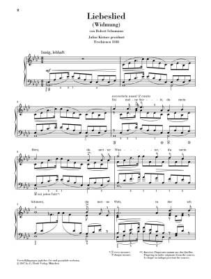 Love Song (Dedication) from \'\'Myrthen\'\' op. 25 (Robert Schumann) - Liszt/Oppermann - Piano