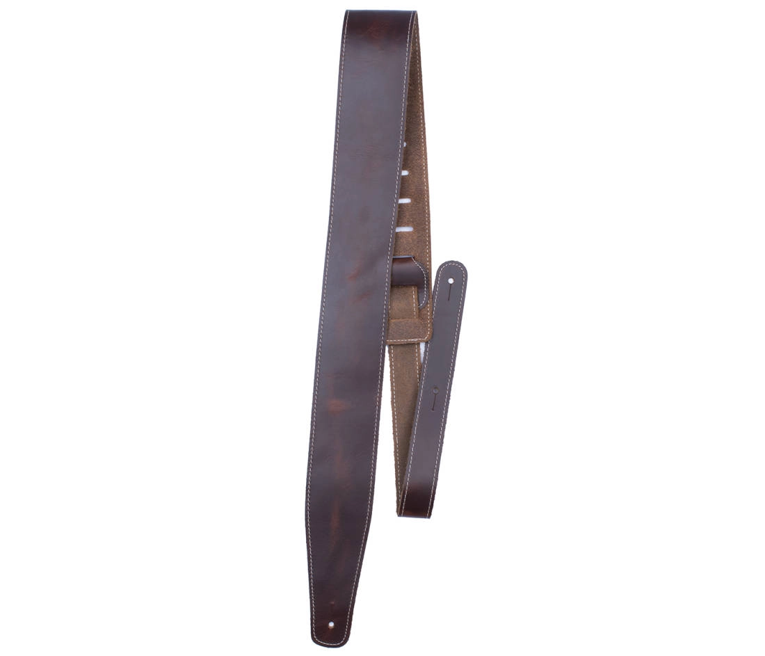 2.5\'\' Baseball Leather Strap - Brown