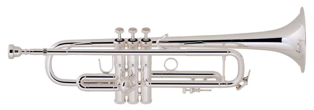 LR180S37 - .459 ML Bore Bb Trumpet - Silver Plated
