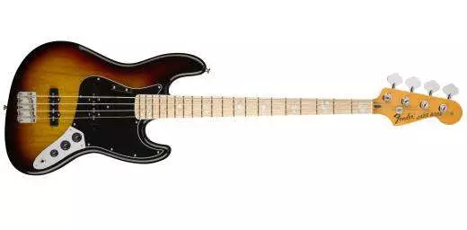 American Original \'70s Jazz Bass, Maple Fretboard - 3-Tone Sunburst