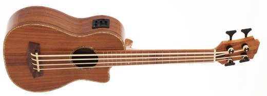 Acacia Fretless Bass Ukulele with Gig Bag