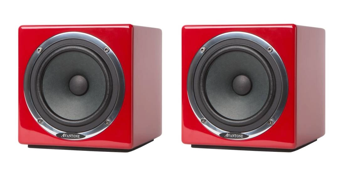 MixCube Active Full-Range Mini Reference Monitors - Red (Pair)