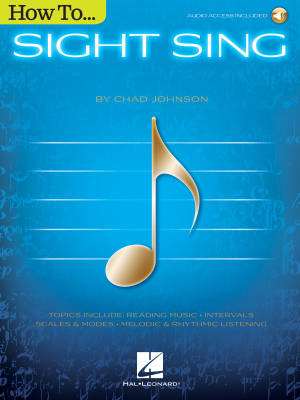 Hal Leonard - How to Sight Sing - Johnson - Book/Audio Online
