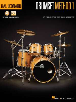 Hal Leonard - Hal Leonard Drumset Method: Book 1 - Wylie/Bissonette - Book/Media Online