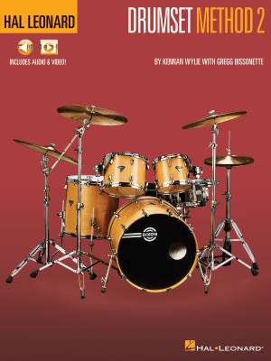 Hal Leonard - Hal Leonard Drumset Method: Book 2 - Wylie/Bissonette - Book/Media Online