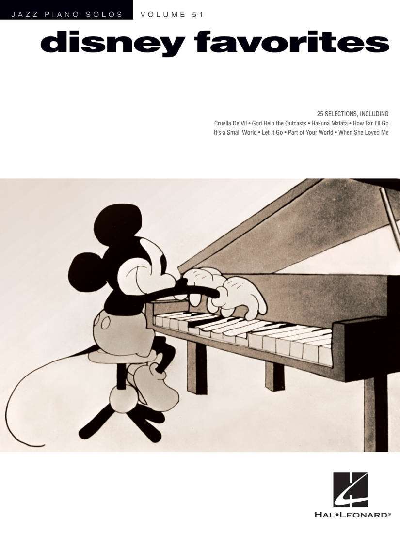 Disney Favorites: Jazz Piano Solos Series Volume 51 - Piano - Book