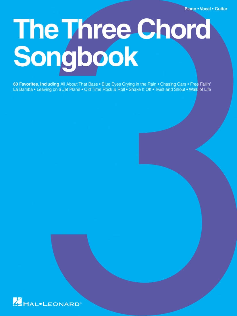 The Three Chord Songbook - Piano/Vocal/Guitar - Book